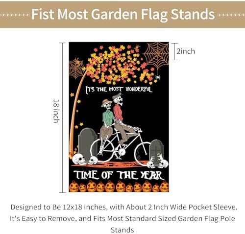 Seasonal Garden Flags Set of 12 Double Sided 12 x 18 Inch Yard Flags