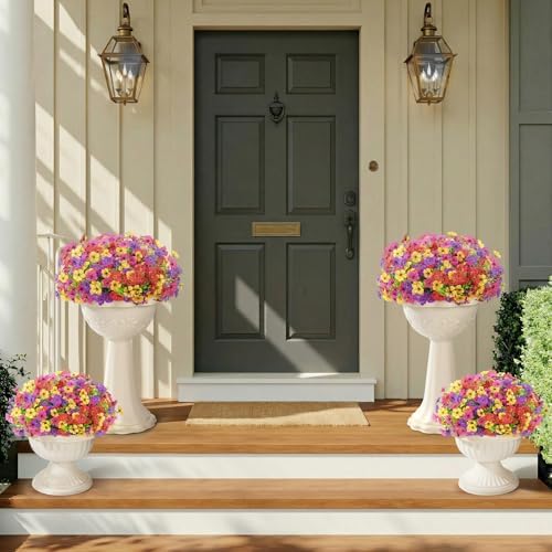 Lifewit Artificial Flowers for Outdoor, Faux Flowers for Garden Decor