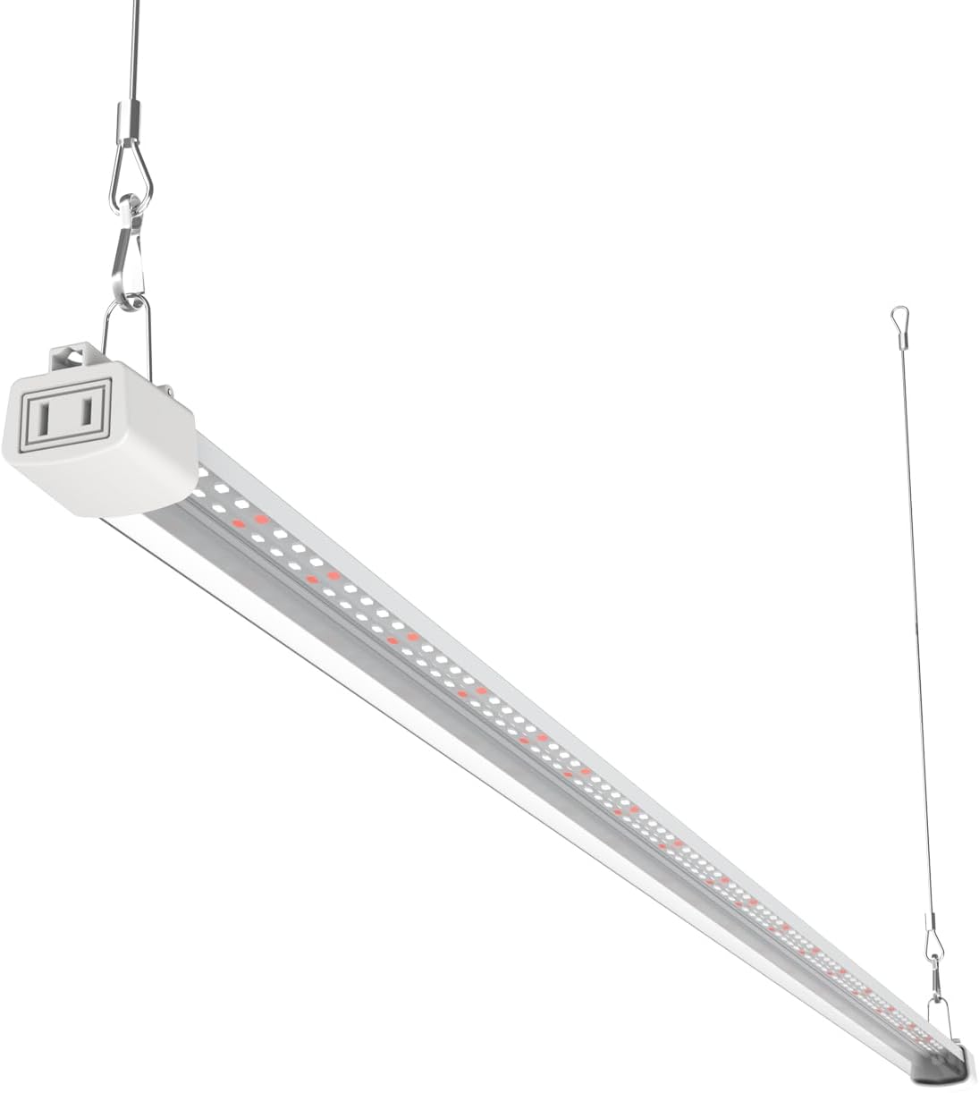 LED Grow Light 4FT Full Spectrum Compact Linkable Lighting Fixture for Indoor Greenhouse Year Round Plant Seedlings