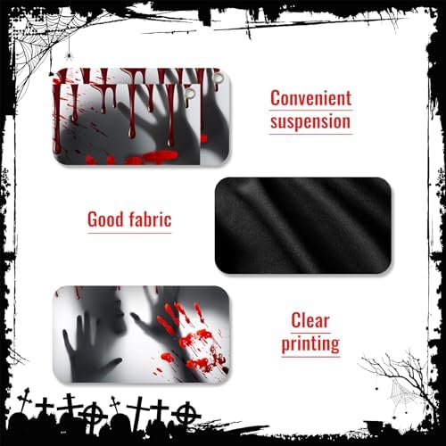 CoquetteBow012 Halloween Door Cover Decorations - 78.7 x 35.4 in
