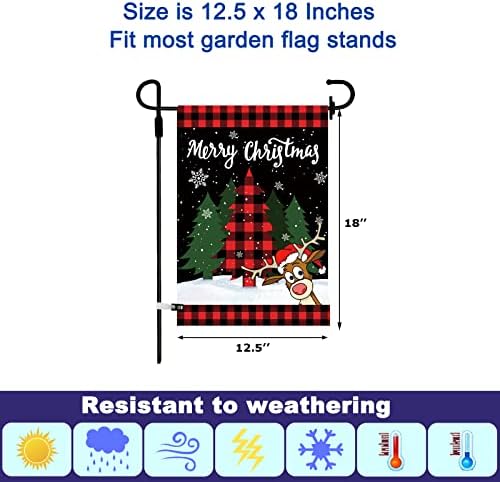 Seasonal Garden Flags Set of 12 Double Sided 12x18 Inch Yard Flags