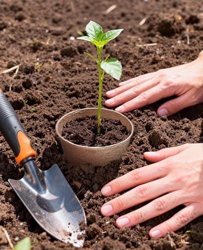 homenote 60 Peat Seed Starting Pots, 3.15 and 4 Inch with 20 Plant Labels