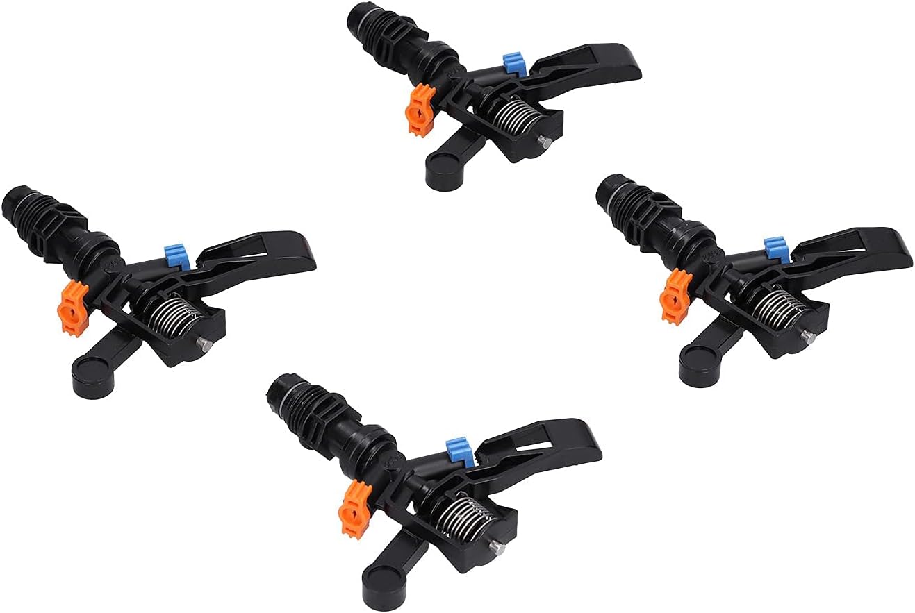 Rocking Arm Sprinklers,10PCS Plastics G 1/2 Male Thread 360° Rotating Sprinklers Watering Sprinkler for Yard Lawn and