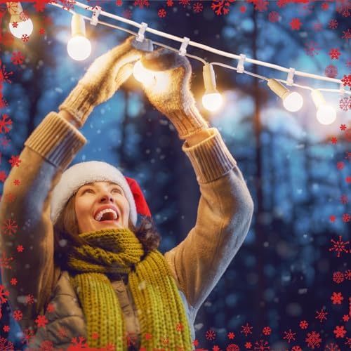 Namalu 200 Pcs Christmas Light Clip Outdoor Gutter Light Clip,Plastic,White
