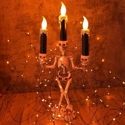 Joomer Orange Halloween Solar String Lights - 2 Pack Total 80FT 240LED