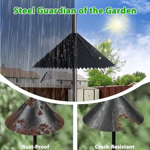 94-Inch Bird Feeding Station Kit, 6-Hook Pole with Squirrel Baffle