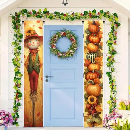 BlissYard Fall Porch Banner 12x71 Inch