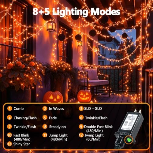 KAQ 240LED 88Ft Connectable String Lights Indoor Outdoor Clear Wire