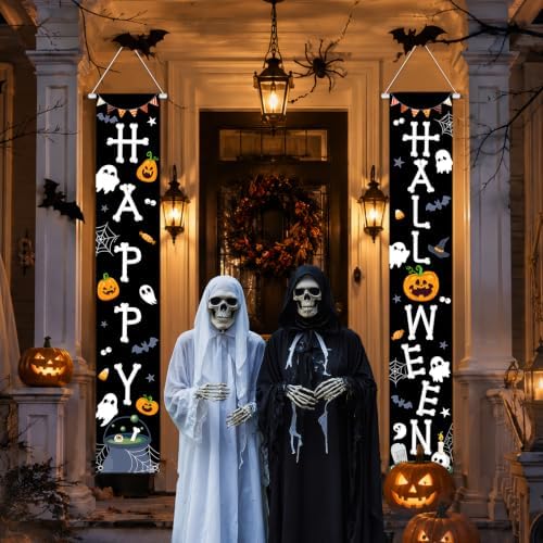 Halloween Door Banner Little Boo Halloween Decorations Outdoor Indoor