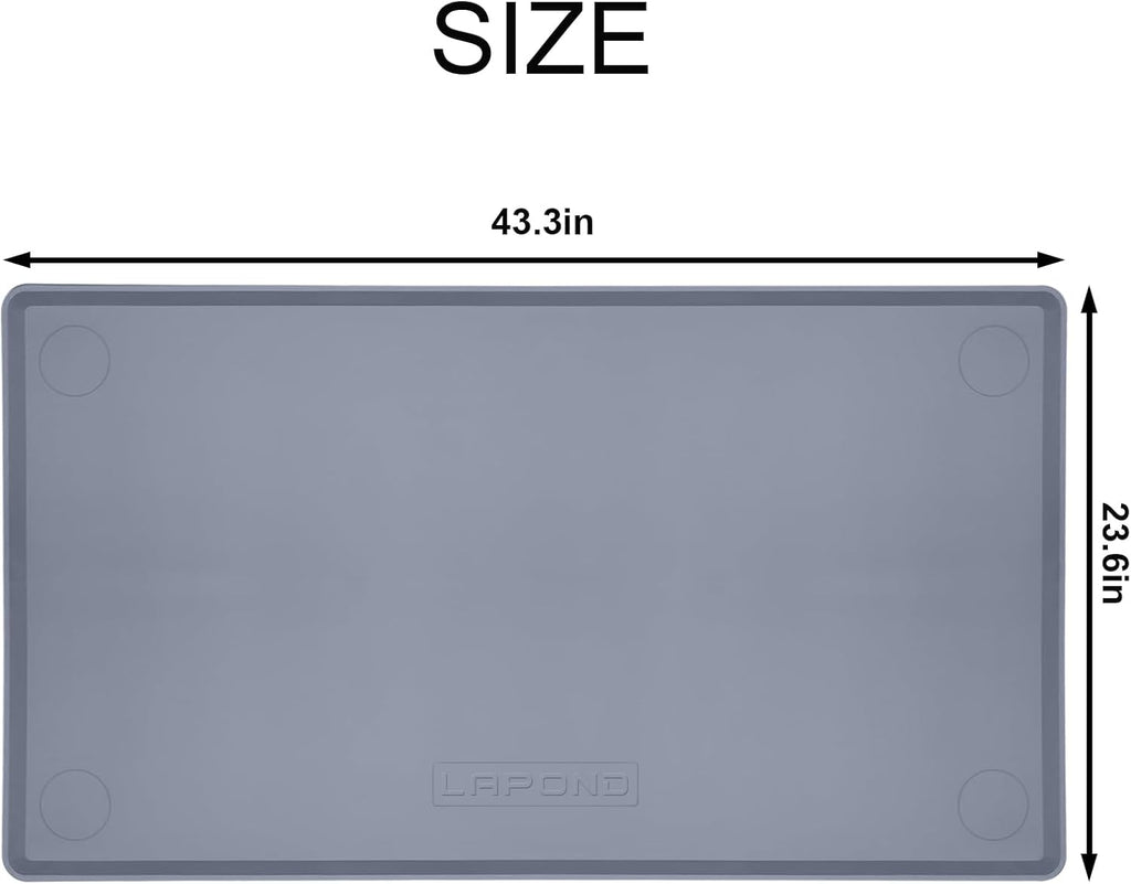 Silicone Waterproof Plant Mat for Indoor Plants & Hydroponic Systems | Non-slip waterproof silicone mat, easy to clean