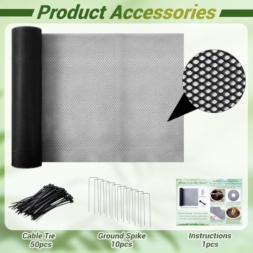 15.7" X 63" Plant Pot Grids-Cuttable Plant Pot Soil Cover Protector