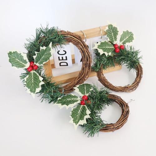 10 Inch Grapevine Wreaths, Rattan Branch Plaim Wreath for DIY Craft