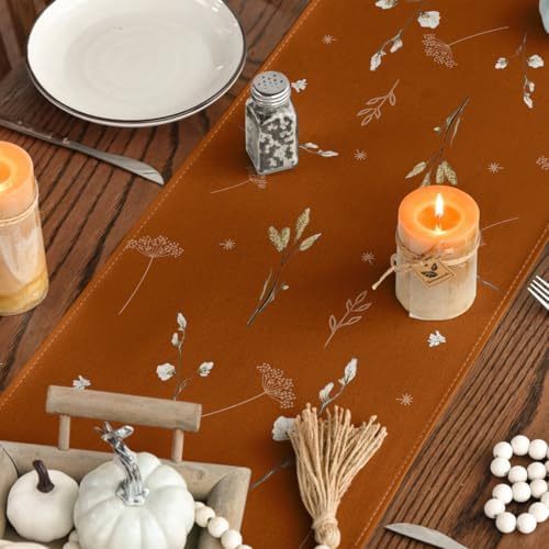 Artoid Mode 210 GSM Fall Table Runner Home Party Decor 13x72 Inch