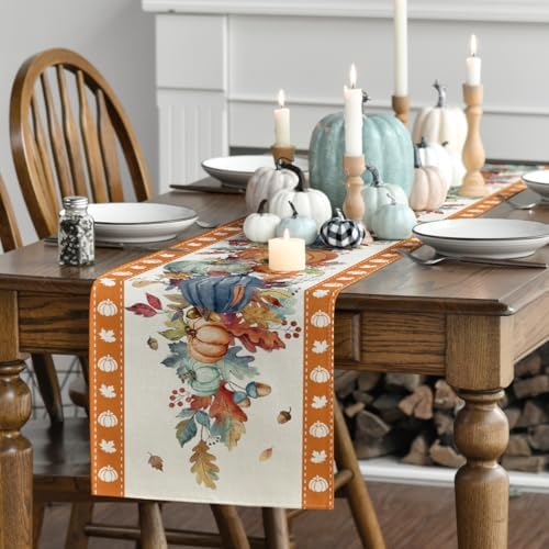 Artoid Mode 210 GSM Fall Table Runner Home Party Decor 13x120 Inch