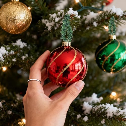 150 Pcs Christmas Artificial Pine Wire Hangers, Flexible Xmas Garland Ties