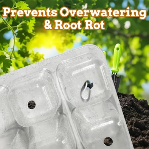 36-Cell Seed Starter Kit with Grow Light and Built-in Heating Base, Heated Seed Starter Tray with Humidity Dome and Adjustable Vents for Indoor Seed Germination