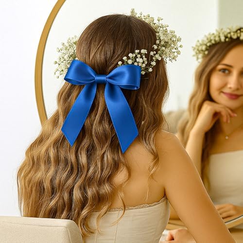 1 1/2 in 30 Yards Royal Blue Ribbon for Gift Wrapping Graduate Wedding