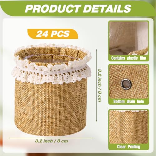 SATINIOR 24 Pack Wedding Party Favors Gifts Bulk for Guests, Succulents Pot