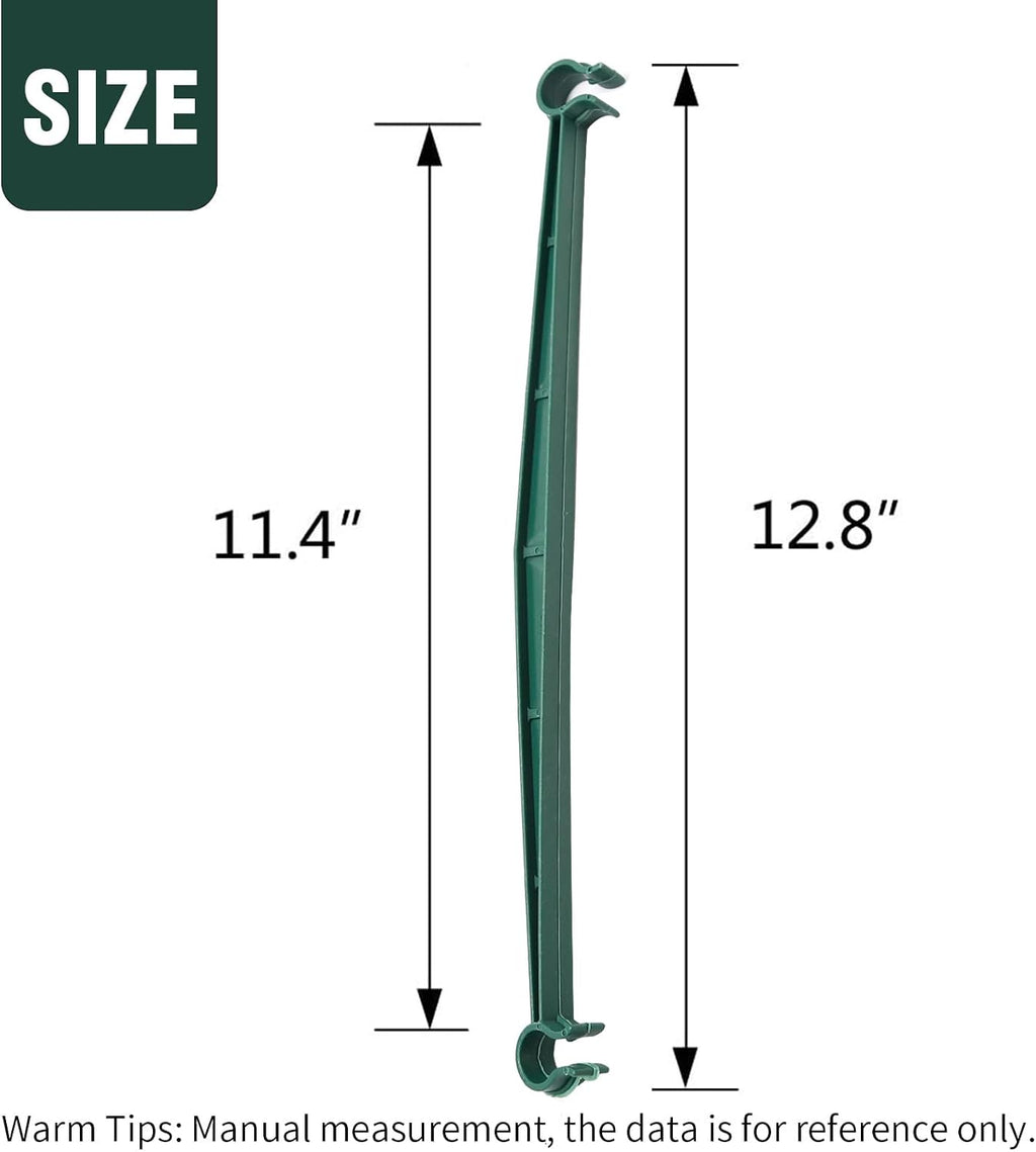 100 PCS Stake Arms for Tomato Cage, 12.8” Expandable Trellis Connectors,Plant Support Garden Stakes, Tomato Stake