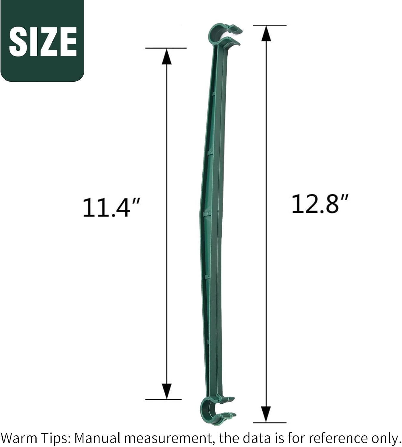 100 PCS Stake Arms for Tomato Cage, 12.8” Expandable Trellis Connectors,Plant Support Garden Stakes, Tomato Stake