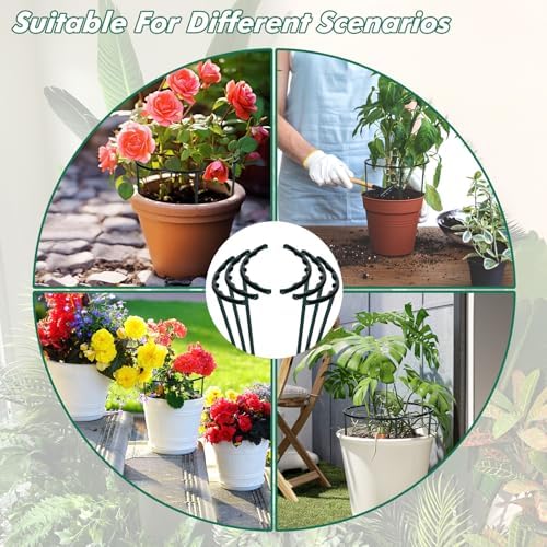 Mwellewm Plant Stakes Small Plant Supports for Indoor Plants Holder Sticks