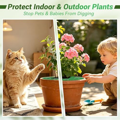 15.7"x118" Green Plant Pot Grid Set, Anti Squirrel Plant Protector
