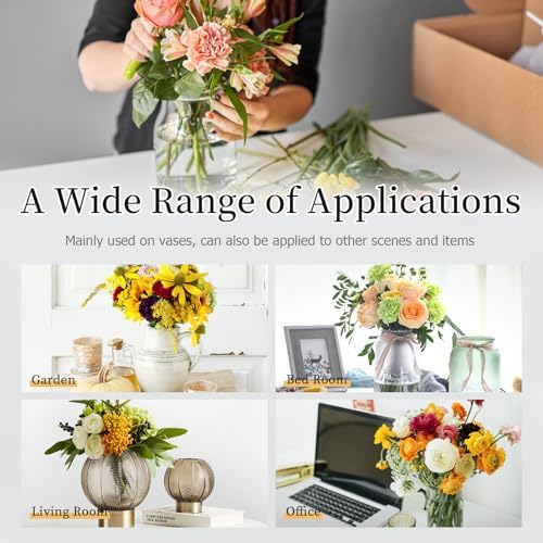 Flower Arrangements, 6Pcs Flower Arrangement Holder Stainless Steel Round Metal Flower Insert Lid Supplies for Arrangement Plant Fixation