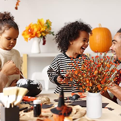 Fall Artificial Berry Stems, 10 Pack Thanksgiving Filler for Centerpieces