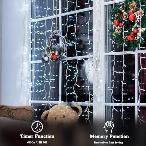 KAQ Connectable 800LED 288Ft String Lights, Christmas Lights Indoor Outdoor