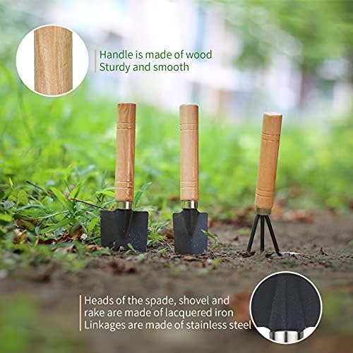 5 Pcs Succulent Tools, Mini Garden Tools, Small Indoor Plant Repotting Set