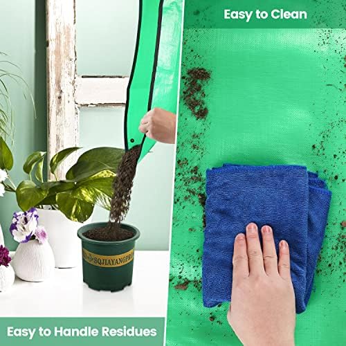 39.5" X 31.5" Large Repotting Mat for Indoor Plants Transplanting and Dirt Control Portable Potting Tray Plant Gifts for Plant Lovers Gardening Gifts for Women & Men