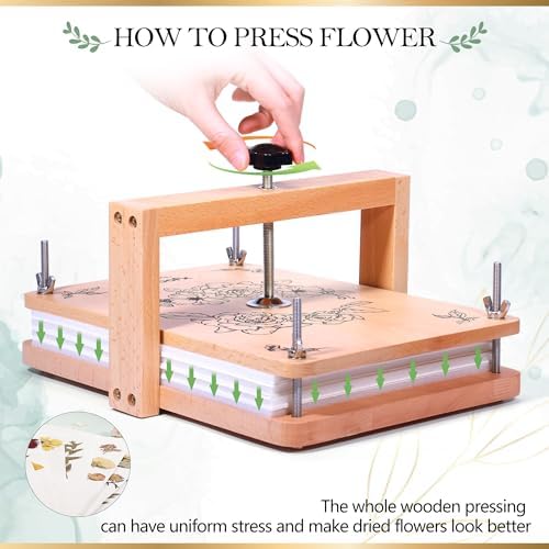 Aboofx Large Flower Press Kit, 11.8" x 8.3" 6 Layers