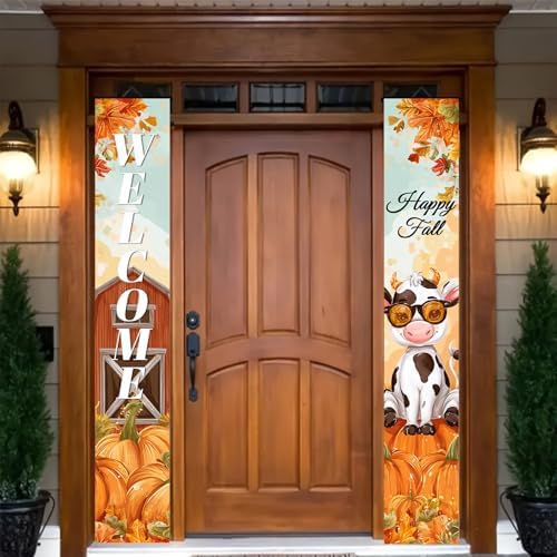 BlissYard Fall Porch Banner 12x71 Inch