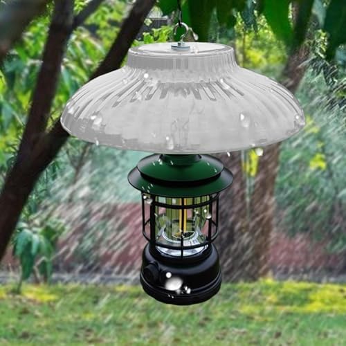 Baoblaze Bird Feeder Protective Cover, Squirrel Baffle Protector with Hook,Weatherproof,Small Rain Protective Dome, Transparent