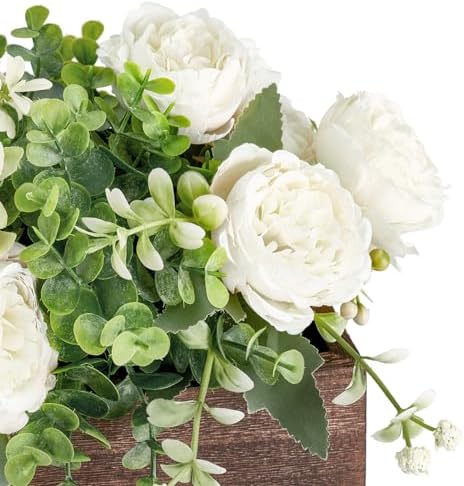 Dahey Artificial Flowers Farmhouse Centerpieces for Coffee Table Decor