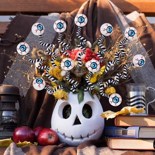 Halloween Eyeball Picks 10 Pcs 15 InchFloral Pick
