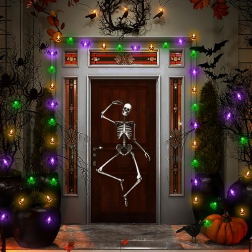 Zimati Halloween Lights Decorations 16ft 30 LED String Light Indoor Outdoor