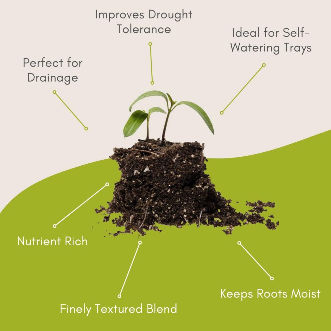 Gardeners Supply Company SuperRoot Booster Seed Starter Mix | Promotes Strong Roots & Boost Plant Growth | High