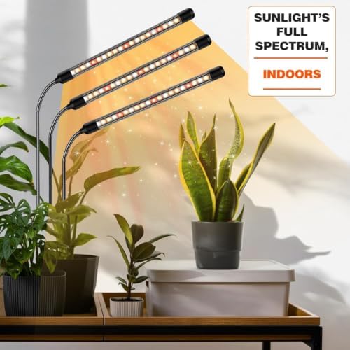 Plant Lights for Indoor Growing, Full Spectrum Clip Grow Lamps