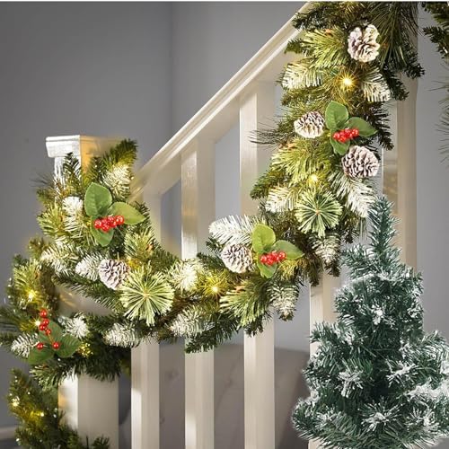 100 Pcs Christmas Mini Pine Cones,Xmas Thanksgiving Snow Pinecone Ornaments