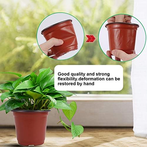 Augshy 250Pcs 4 Inches Plant Pots Seed Starting Containers with 300 Labels