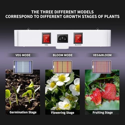 KingLED KP3000 Grow Light for Indoor Plants, Full Spectrum Plant Grow Light