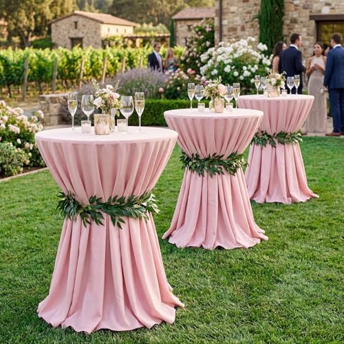 6 Pack Ruscus Garland Wedding Cocktail Table Ties Faux Greener