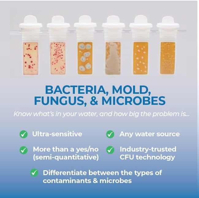 Drinking Water Test Kit - Lead, Bacteria, Mold & pH