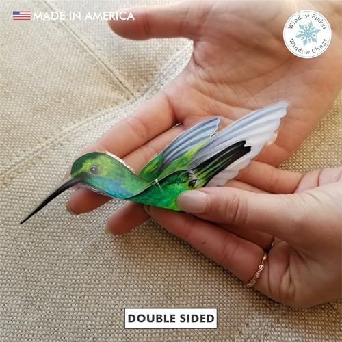 20-Pack Hummingbird Bird Strike Prevention Window Clings