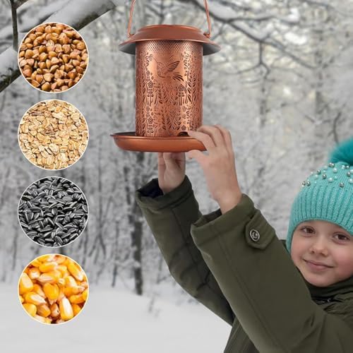 2 Pack Bird Feeders for Outdoors Hummingbird Gifts for Women Mom