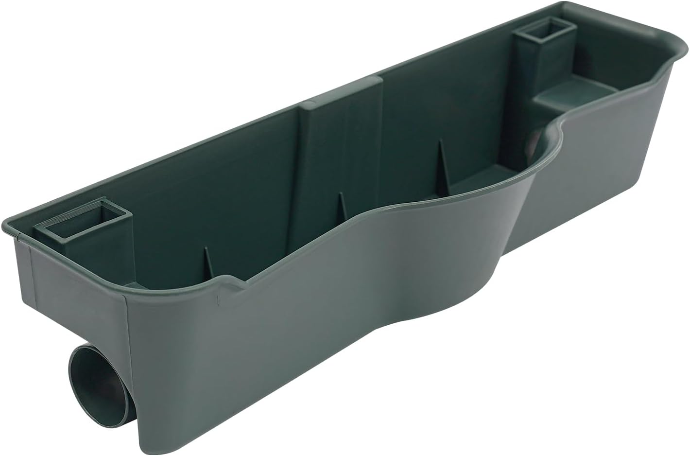 24 Pack Hanging Vertical Wall Planter,12.99inch Wall Mounted Planter for Patio Outdoor Decor,Home Army Green Plastic