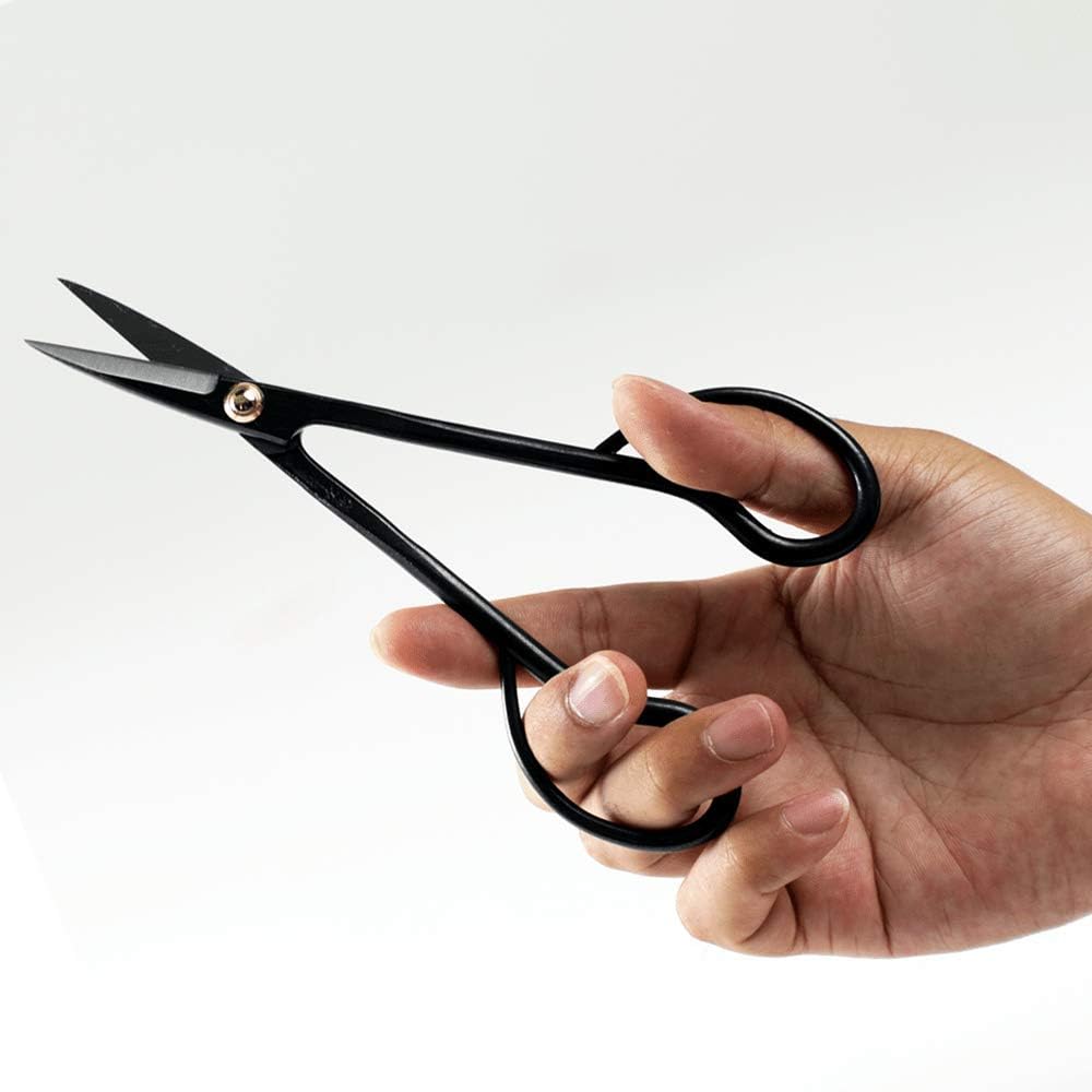 Wazakura Japanese Bonsai Tool Kit Made in Japan - Satsuki Scissors 7inch(180mm) + Concave Branch Cutter 8inch(200mm)