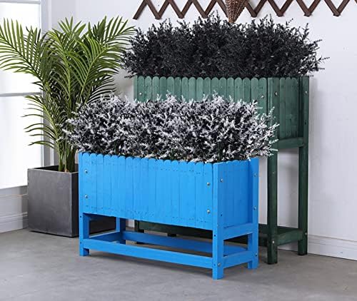 RECUTMS Artificial Plants Spring Black Greenery Fake Fall Outdoor Flowers