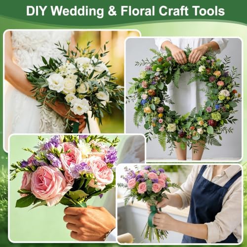 MAPVOLUT 149‑Piece Floral Tape & Wire Kit, Florist Craft Supplies